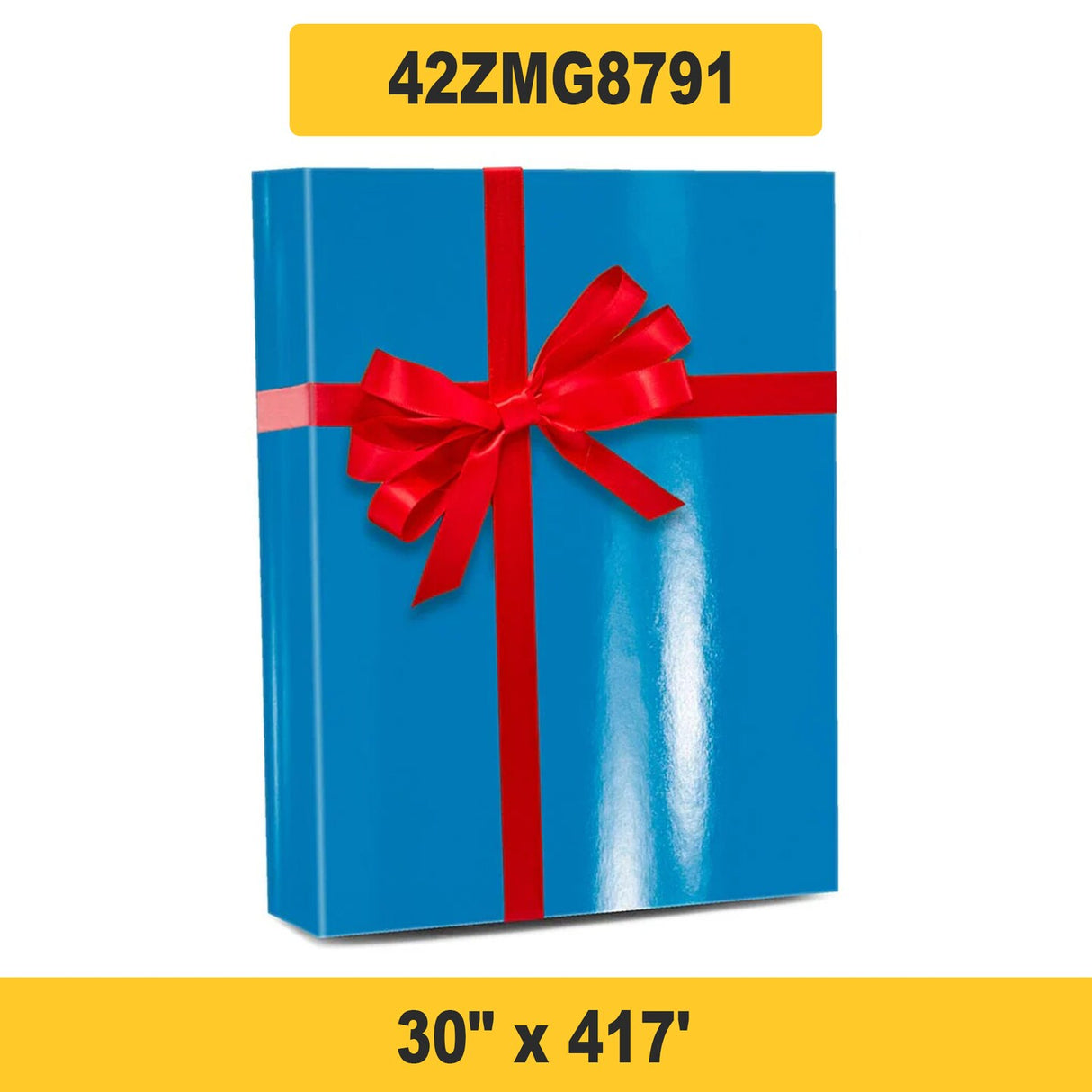 Heavy Duty Solid Wrapping Paper 30" x 417' 60 lbs for Tough Tasks