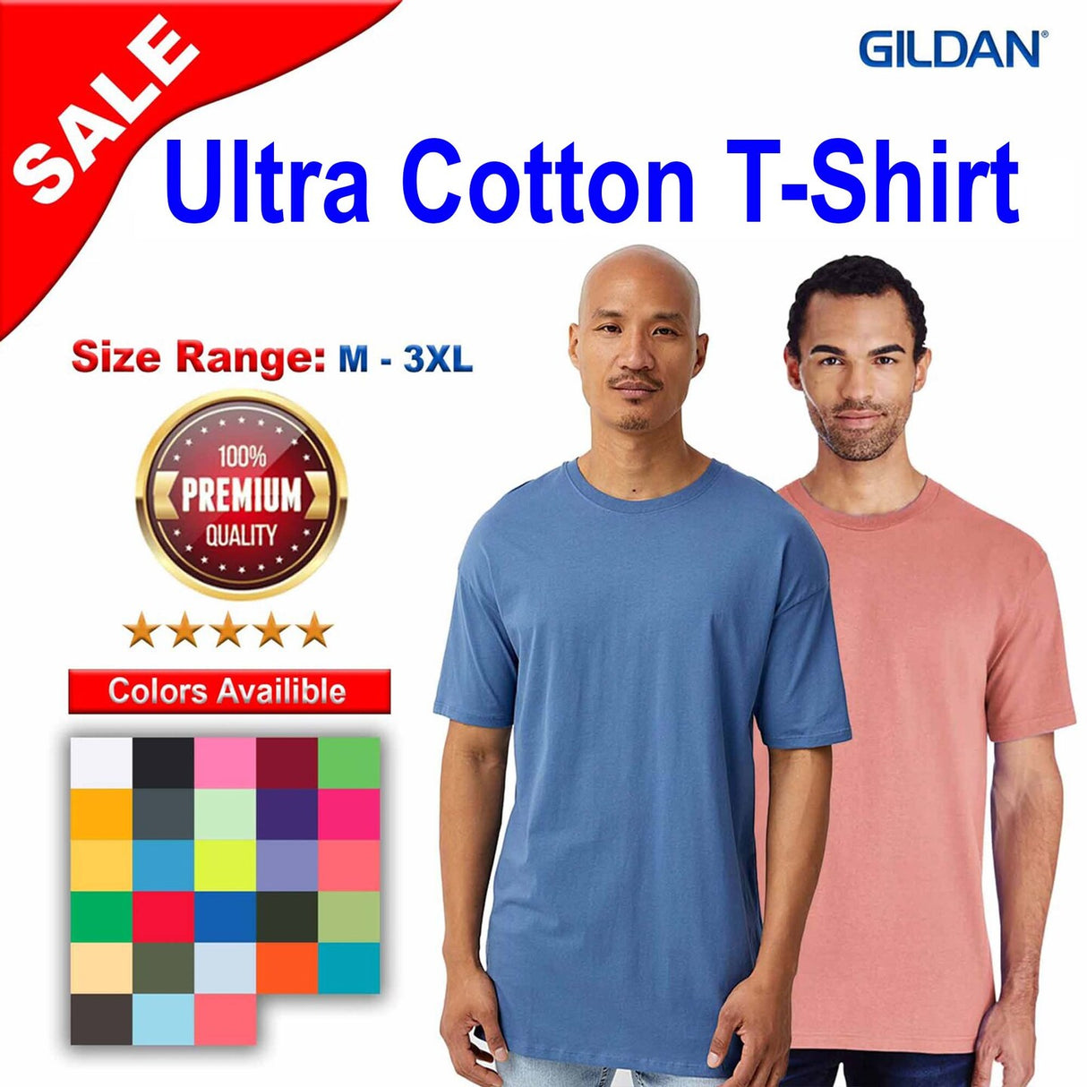 Gildan® Ultra Cotton Short Sleeve Crewneck T-Shirt