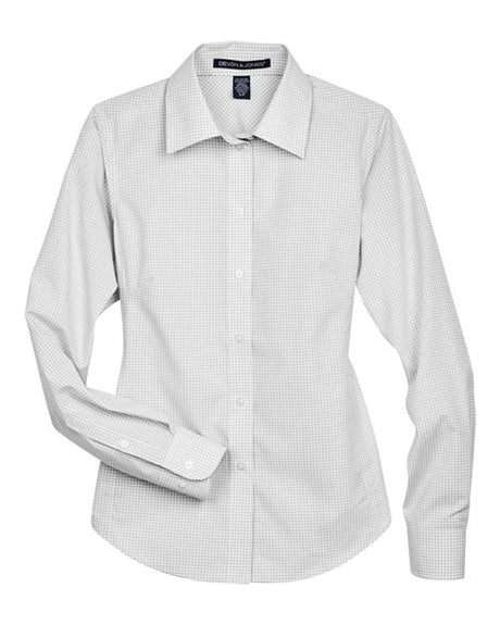 Devon & Jones® Women's Gingham Check Dress Shirt
