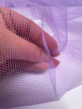 Purple Polyamide Mesh Fabric