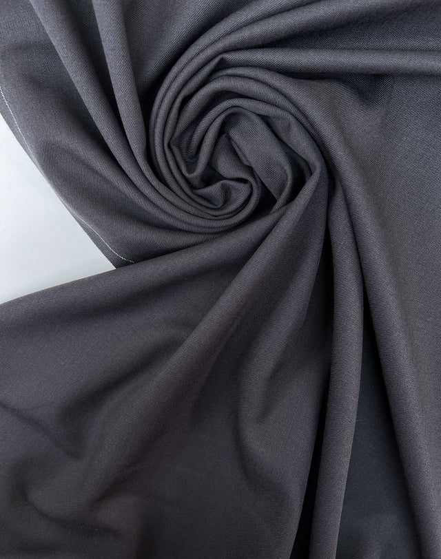 Italian Gray Wool Twill