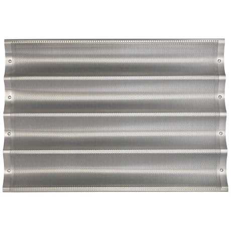 Winco 4 Channel Perforated Non Stick Baguette Pan