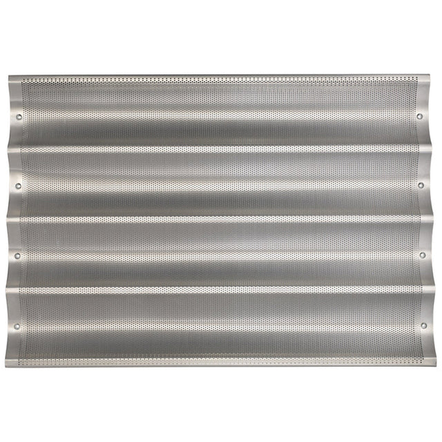 Winco 4 Channel Perforated Non Stick Baguette Pan