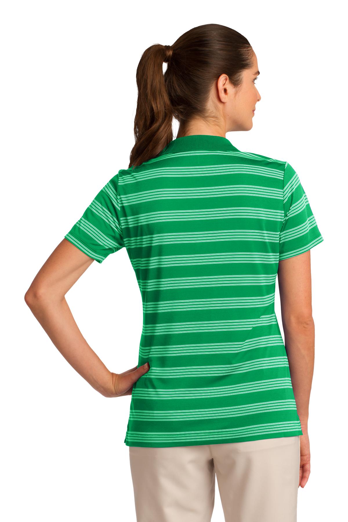 DISCONTINUED  Nike Ladies Dri-FIT Tech Stripe Polo