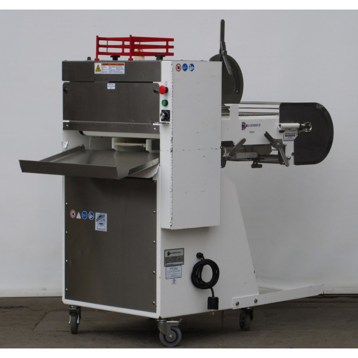 Bloemhof 860L Bread Moulder, Includes 2 Pressure Plates, Used Excellent Condition