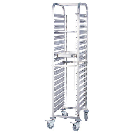 Winco 36 Tier End Load Food Pan Rack with Brakes