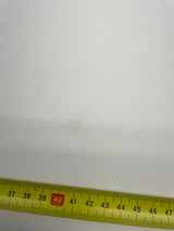 White Knitted Polyester Elastane Sportswear Fabric