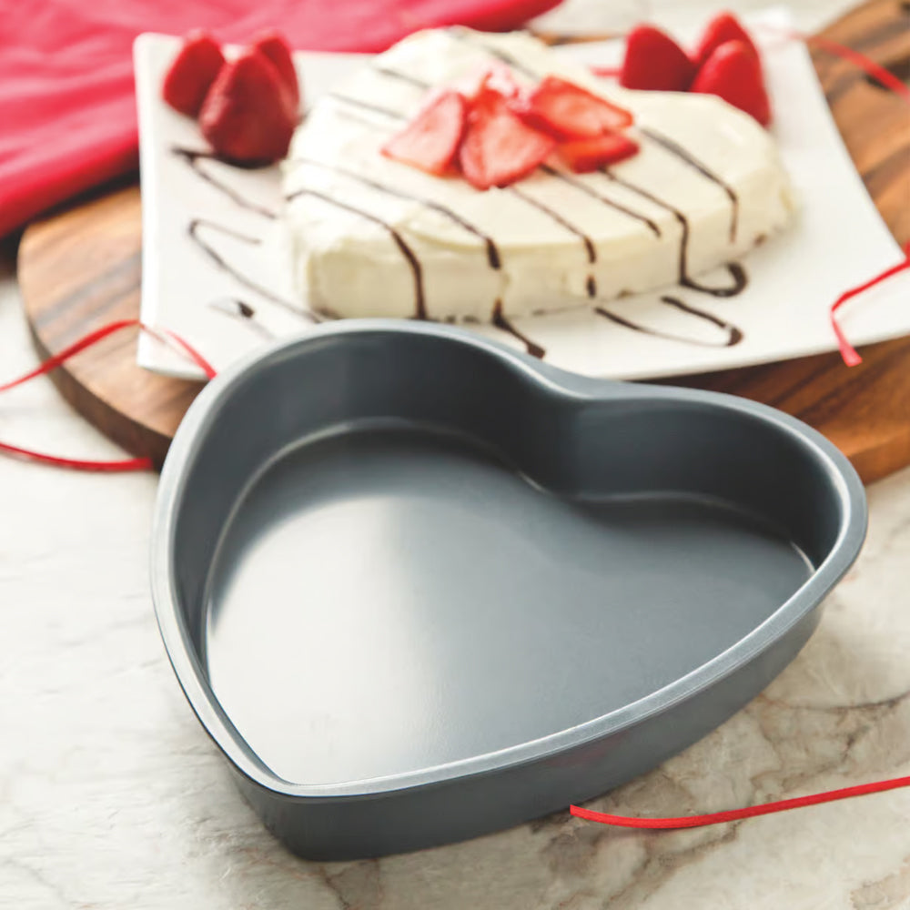 Fox Run Non Stick Heart Cake Pan, 8"