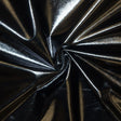 Black Spandex Lame Foil Stretch Metallic Fabric,