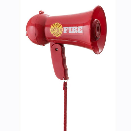 Lightweight firefighter megaphone toy for costume play