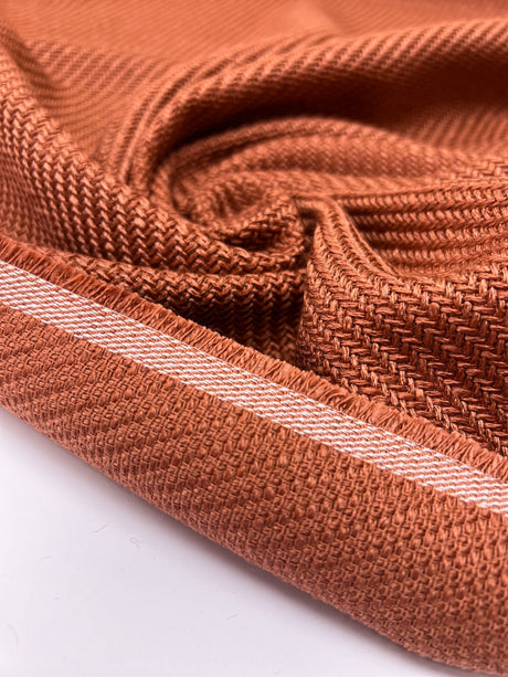 Polyester Twill Brown-Orange