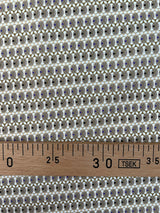 Polyamide Elastane Crepe Printed Beige Geometric