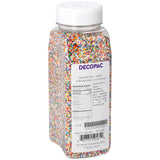 Multi-Colored Nonpareils- Red 3 Free Sprinkles cake dots