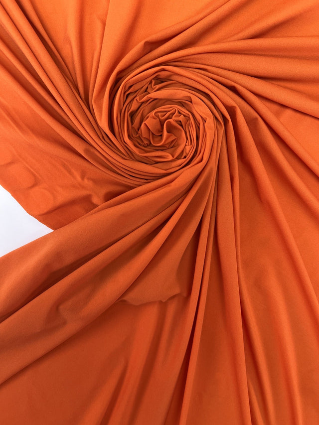 Orange Polyamide Elastane Knit
