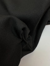 Wool Blend Twill Black