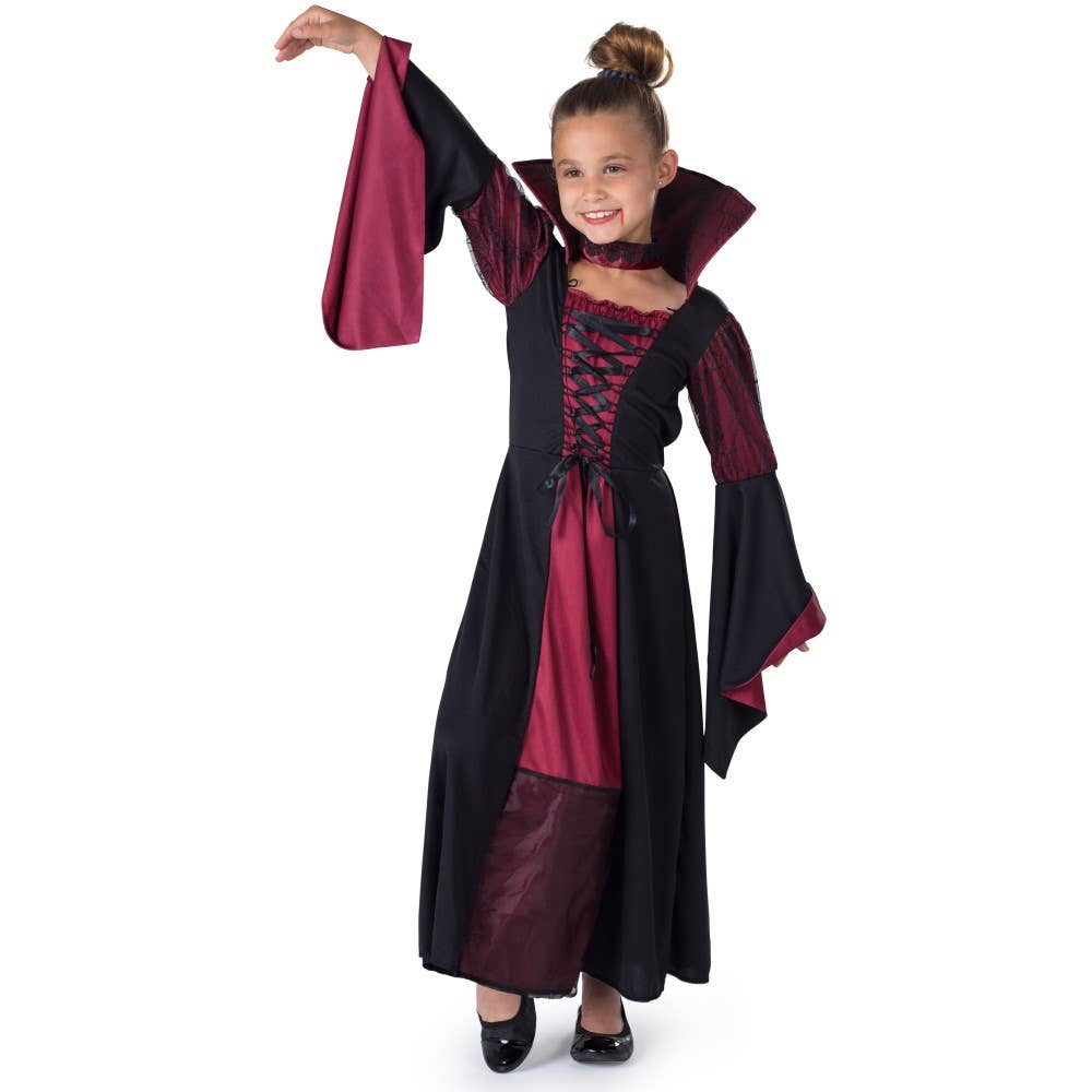 Vampiress Costume For Kids