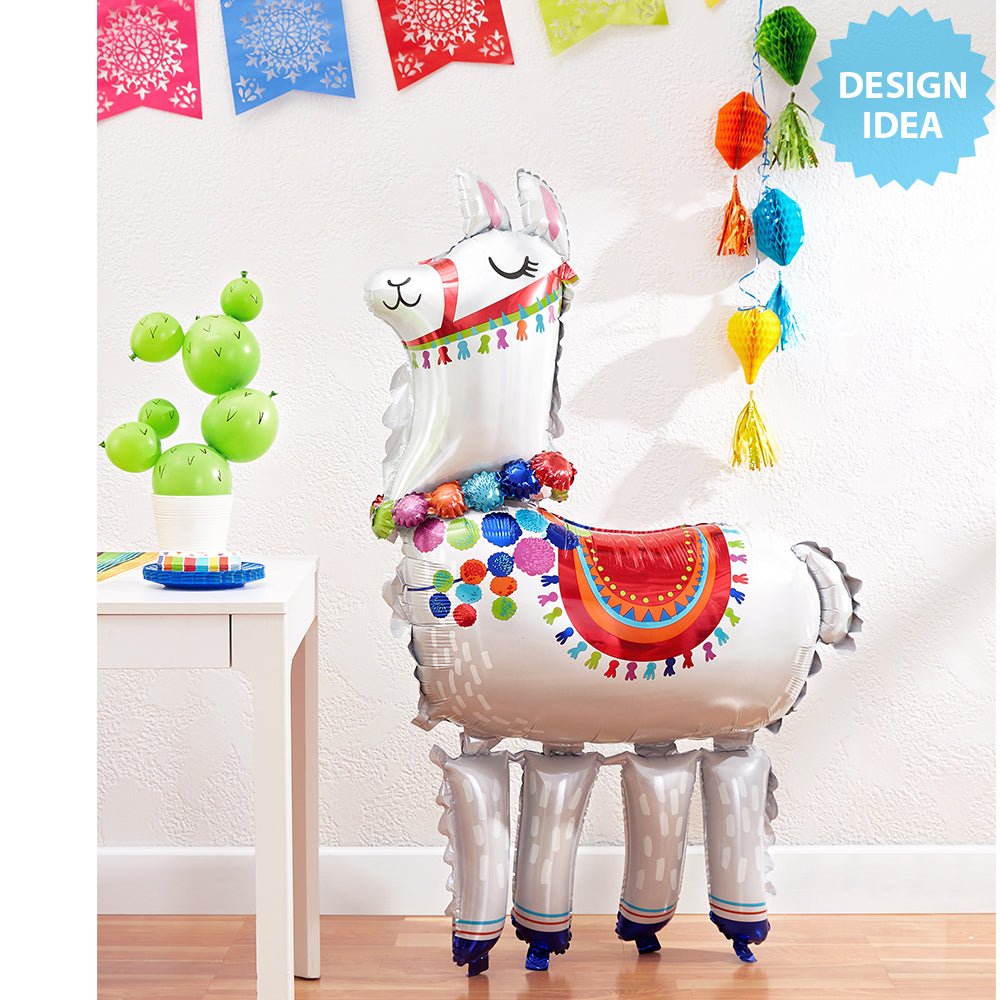 Llama Airwalker Foil Balloon