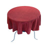 Glitter Shimmer Tablecloth Fabric - Full Covered Glitter Shimmer, 58" Round (1 Piece)