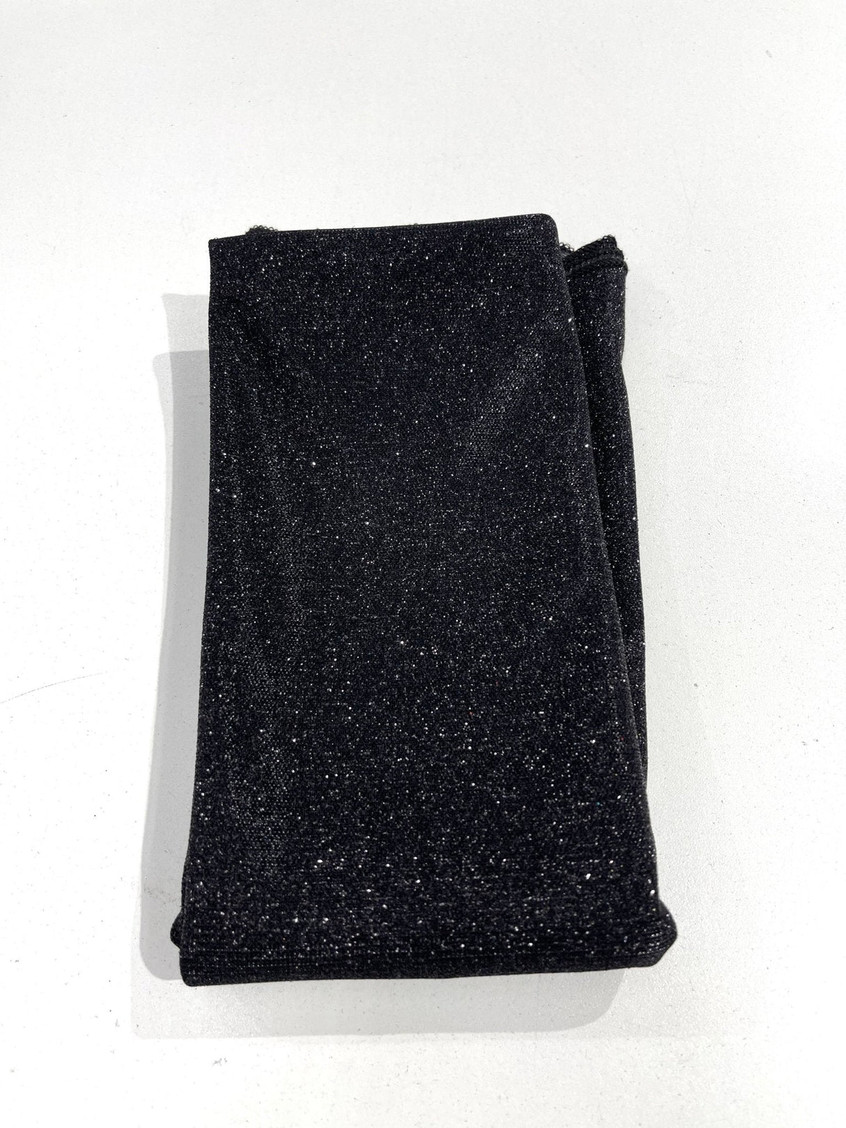 Glitter Shimmer Tablecloth Fabric - Full Covered Glitter Shimmer, 58" Round (1 Piece)