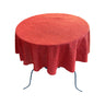 Glitter Shimmer Tablecloth Fabric - Full Covered Glitter Shimmer, 58" Round (1 Piece)