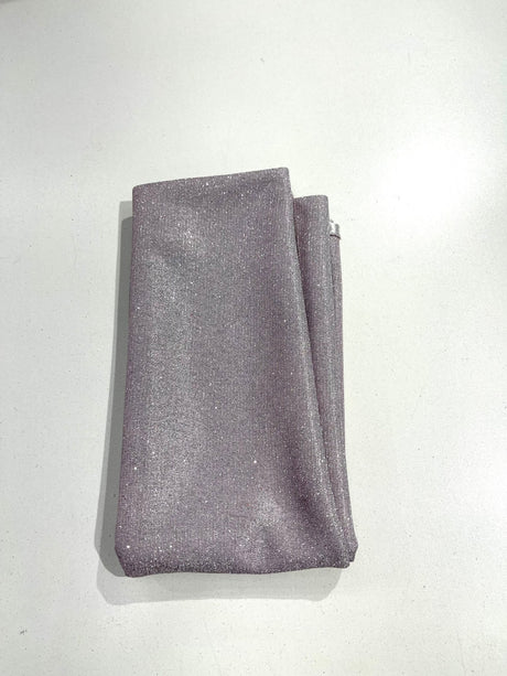Glitter Shimmer Tablecloth Fabric - Full Covered Glitter Shimmer, 58" Round (1 Piece)