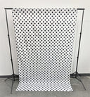 Poly Cotton Polka Dot Decorative Backdrop Drape Curtain Divider Fabric - 58" Wide x 108" High, 1 Panel (1 Panel)