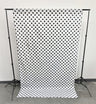 Poly Cotton Polka Dot Decorative Backdrop Drape Curtain Divider Fabric - 58" Wide x 108" High, 1 Panel (1 Panel)