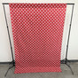 Poly Cotton Polka Dot Decorative Backdrop Drape Curtain Divider Fabric - 58" Wide x 108" High, 1 Panel (1 Panel)