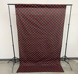 Poly Cotton Polka Dot Decorative Backdrop Drape Curtain Divider Fabric - 58" Wide x 108" High, 1 Panel (1 Panel)