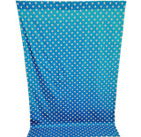 Poly Cotton Fabric - Polka Dot Decorative Backdrop Drape Curtain Divider, 58" Wide x 120" High (1 Panel)