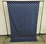 Poly Cotton Fabric - Polka Dot Decorative Backdrop Drape Curtain Divider, 58" Wide x 120" High (1 Panel)