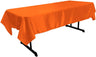 Polyester Bridal Satin Fabric - Rectangular Tablecloth, 58" X 102" (1 Piece)