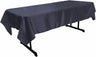 Polyester Bridal Satin Fabric - Rectangular Tablecloth, 58" X 102" (1 Piece)