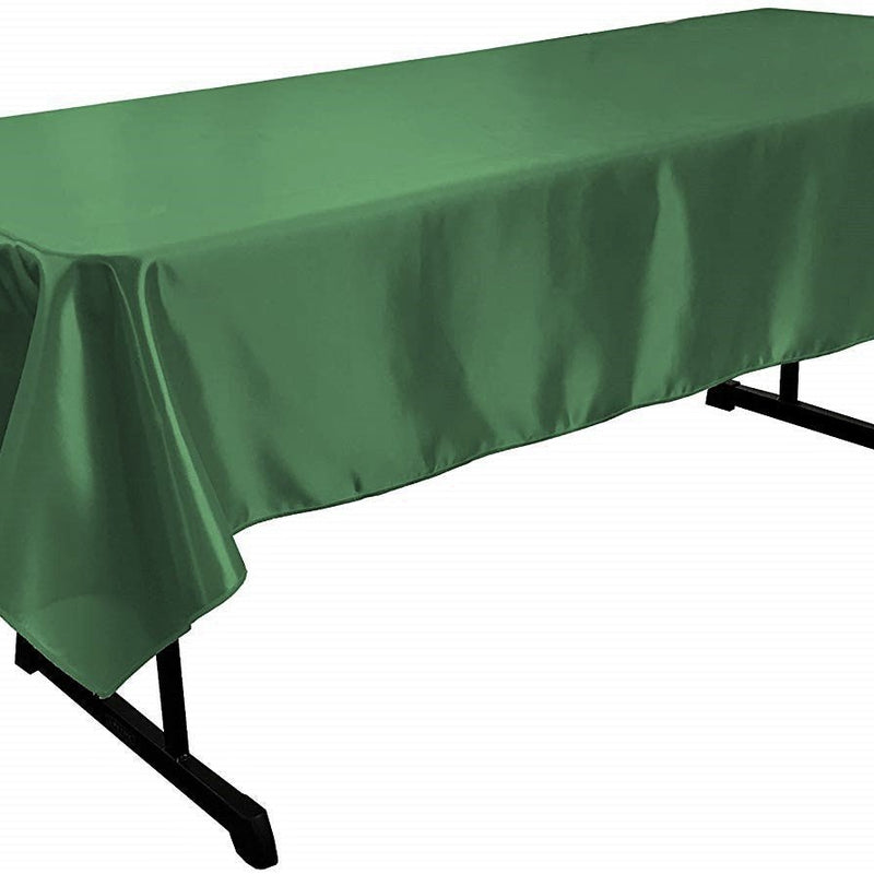 Polyester Bridal Satin Fabric - Rectangular Tablecloth, 58" X 102" (1 Piece)