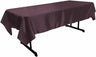Polyester Bridal Satin Fabric - Rectangular Tablecloth, 58" X 120" (1 Piece)