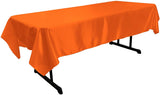 Polyester Bridal Satin Fabric - Rectangular Tablecloth, 58" X 120" (1 Piece)