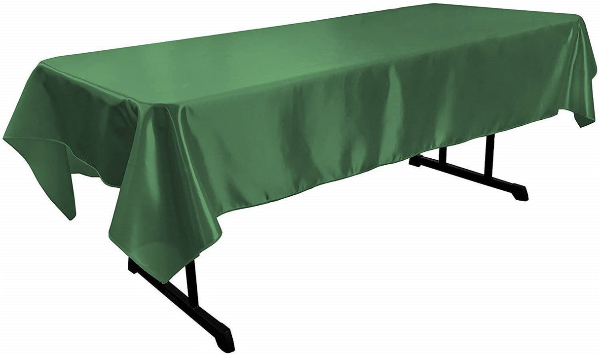 Polyester Bridal Satin Fabric - Rectangular Tablecloth, 58" X 120" (1 Piece)