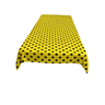 Square Small Polka Dot Poly Cotton Fabric - Black Dot On White, 58" X 58" Square (1 Piece)