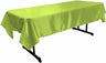 Polyester Bridal Satin Fabric - Solid Color, 58" X 72" Rectangular Tablecloth (1 Piece)