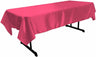 Polyester Bridal Satin Fabric - Solid Color, 58" X 72" Rectangular Tablecloth (1 Piece)