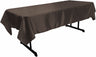 Polyester Bridal Satin Fabric - 58" X 90" Rectangular Tablecloth, Multiple Colors (1 Piece)