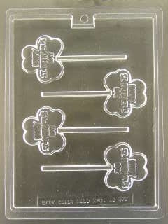 Happy St. Patrick's Day Pop Chocolate Mold