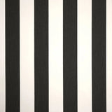 Sunbrella Cabana Classic Acrylic Fabric - Black Stripe, 54" Width (1 Yard)