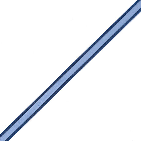 3/8" Navy Sheer Ribbon with Double Faced Satin Edge