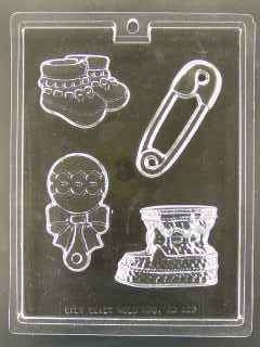 Baby Shower Chocolate Mold - ECAO389