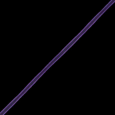 3/8" Purple Sheer Ribbon with Double Faced Satin Edge