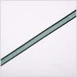 Hunter Green Sheer Ribbon with Double Faced Satin Edge - 0.375"