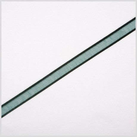 Hunter Green Sheer Ribbon with Double Faced Satin Edge - 0.375"
