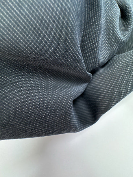 Striped Polyester Viscose Blend Woven