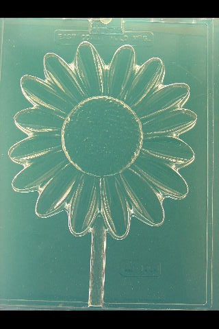 Large Sunflower Pop Chocolate Mold - ECAO1456